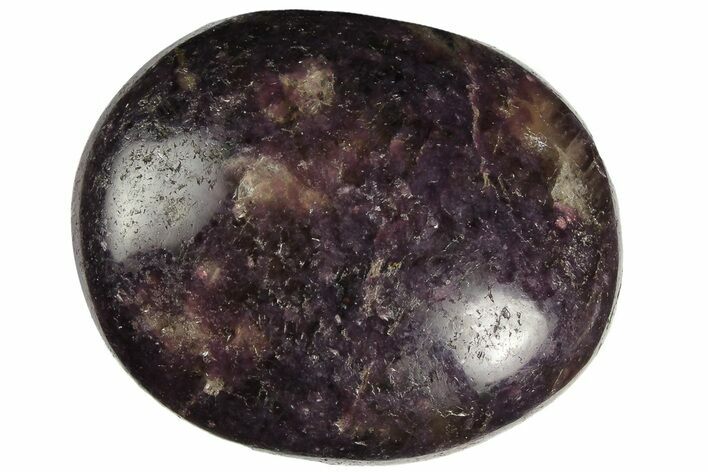 Sparkly, Purple Lepidolite Palm Stone - Madagascar #181533